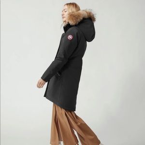 Canada Goose Rossclair fur-trim hooded down parka